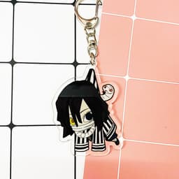 (mua 1 tặng 1) ( Mica trong acrylic trụ cột ) Móc khóa Kimetsu no Yaiba Thanh gươm diệt quỷ ver treo người 9