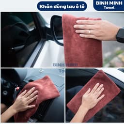 Khăn đa năng, làm móng, mặt, gội đầu loại DÀY, siêu thấm hút cho spa, salon tóc vs gara ô tô | Có video test độ thấm hút 3