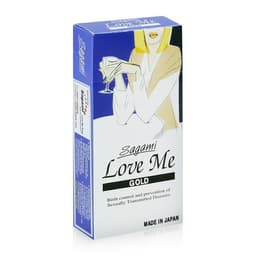 Bao cao su Sagami LoveMe Gold, Thiết kế kiểu truyền thống, nhiều gel, Hộp 10 chiếc 5
