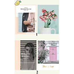 Poster 2 mặt chụp ảnh lookbook trang trí sản phẩm 27*20cm ( Poster mùa hè ) 2