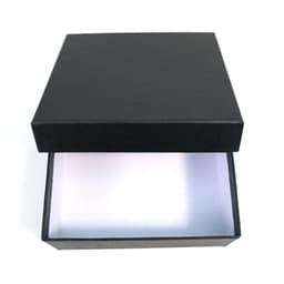 Hộp quà tặng, hộp si đựng quà nắp rời gắn nơ handmade kích thước 14x14x5cm 5