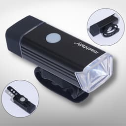 Đèn xe đạp thể thao USB MACHALLY, đèn led gắn xe đạp siêu sáng DP03 8