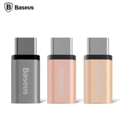 Đầu Chuyển Cổng Type-C Cái qua Cổng MicroUSB Cái - BASEUS MicroUSB to Type-C Adapter Biến Cáp MicroUSB thành cáp USB-C 4