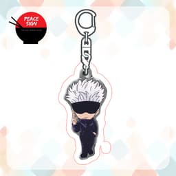 (mua 1 tặng 1) (vs1) Móc khóa JUJUTSU KAISEN CHÚ THUẬT HỒI CHIẾN quà tặng mica trong acrylic xinh xắn chibi anime 6
