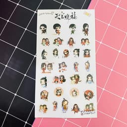 Ảnh dán trong 1 tấm sticker anime chibi dễ thương quà tặng trang trí xinh xắn 6