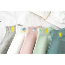 Tất pastel đám mây thời tiết cute 2