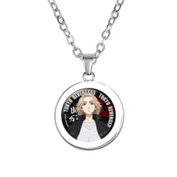 Vòng cổ IN HÌNH TOKYO REVENGERS NHÂN VẬT ver TRÒN phụ kiện trang sức anime chibi 5