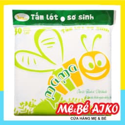 [Combo 5 gói] Tấm Lót Phân Xu Sơ Sinh Cao Cấp Mama 30 tờ/túi 4