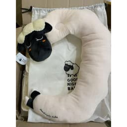Gối chữ C gối Cừu Good Night Baby 2in1 nội địa Hàn Quốc 8
