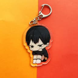 (mua 1 tặng 1) Móc khóa mica Haikyuu!! Vua bóng chuyền ver cry hình in 2 mặt 3