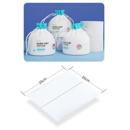 Khăn mặt khô Gumi, khăn lau đa năng dùng một lần lau khô, lau ướt 4