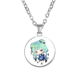 Vòng cổ in hình nhân vật AQUA MARINE PEKORA RUSHIA HOLOLIVE anime chibi xinh xắn phụ kiện trang sức 5