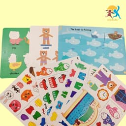 Học Liệu Bóc Dán Montessori 17 Chủ Đề Đồ Chơi Giáo Dục Sớm Cho Bé  Alokidstb Tái Sử Dụng Nhiều Lần 7