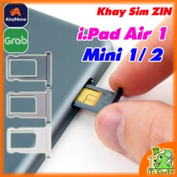 Khay Đựng Sim Thay Thế cho iPad Air 1/ Mini 1/ Mini 2 Bằng Thép như ZIN 1