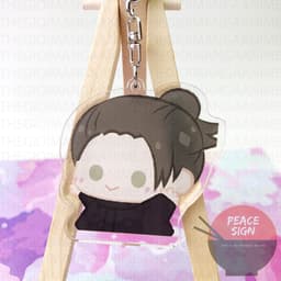 Mua 1 tặng 1 ( Mica trong acrylic ) Móc khóa anime JUJUTSU KAISEN Chú Thuật Hồi Chiến ver TẬP THỂ DỤC chibi anime 3