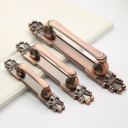 Tay nắm cửa FULEWOTO Phong cách Châu Âu Cửa đối diện gỗ kéo cửa 9