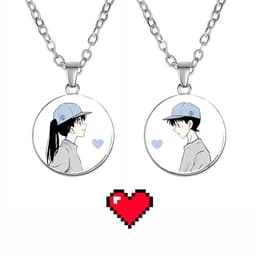Vòng cổ đôi IN HÌNH SHINICHI RAN Couple DETECTIVE CONAN Thám Tử Lừng Danh anime chibi phụ kiện cá tính 1