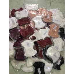 SET 10 CHIẾC Khẩu trang Vải Poly 3D Hàn Quốc Chống bụi Dày dặn Giặt và tái sử dụng nhiều lần - giao màu ngẫu nhiên 1