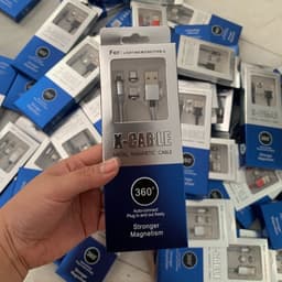 SẠC NAM CHÂM 3 IN 1 (dây+3đầu) ĐẦU SẠC PHÁT SÁNG 1