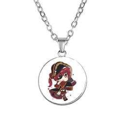 Vòng cổ in hình nhân vật AQUA MARINE PEKORA RUSHIA HOLOLIVE anime chibi xinh xắn phụ kiện trang sức 3