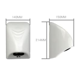 Máy Sấy Tay Treo Tường Điện Tự Động Nhanh Ấm Không Khí Vệ Sinh Trắng Mới 2