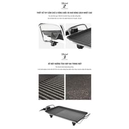 Bếp nướng điện Lock&Lock electric grill - màu đen EJG212BLK 3