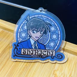 (mua 1 tặng 1) Móc khóa mica DETECTIVE CONAN Thám Tứ Lừng Danh ver TRÒN hình in 2 mặt 9