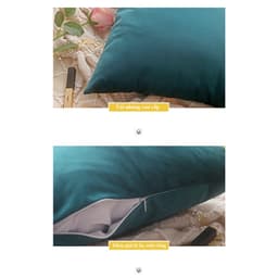 Gối tựa lưng sofa màu trơn vải nhung cao cấp 13 màu có sẵn cỡ 45*45cm 9