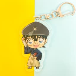 (Mua 1 tặng 1) Móc khóa CONAN THÁM TỬ LỪNG DANH VER KIMONO quà tặng Mica trong acrylic in hình anime chibi 5