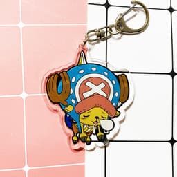 (Mua 1 tặng 1) Móc khóa One Piece Đảo Hải Tặc Chopper quà tặng Mica trong acrylic in hình anime chibi 4