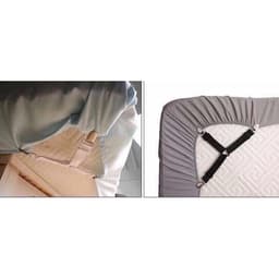 BỘ 4 KẸP CHUN CỐ ĐỊNH GA GIƯỜNG CHỐNG XÊ DỊCH ĐIỀU CHỈNH ĐƯỢC - Kẹp giữ góc nệm, dây thun co giãn, lắp đặt dễ dàng 9