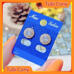 Bông Tai Nữ Xi Mạ Vàng Phong Cách Đơn Giản Hàn Quốc B1386 -75 2