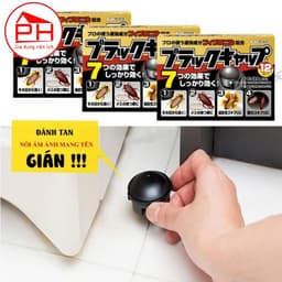 Hộp diệt gián Nhật Bản 12 viên không gây độc hại viên đuổi gián chỉ diệt dán 5