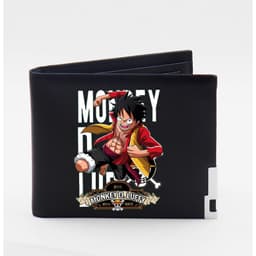 Ví da đen dành cho nam in hình One Piece Đảo Hải Tặc anime tiện lợi 4
