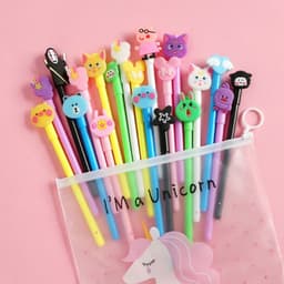 Combo 20 Bút Bi Nước Hoạt Hình Hot, Ngòi 0,5mm, Nhiều Mẫu Độc Đáo 5