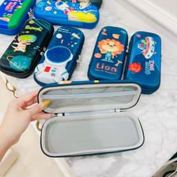 Hộp bút 3D, hộp đựng bút cho bé trai bé gái trẻ em học sinh tiểu học, hình ảnh in nổi dễ thương 3