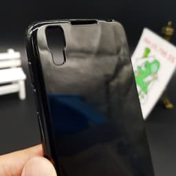 [Ảnh Thật] Ốp lưng BlackBerry DTEK50 Dẻo Màu Đen Sơn Bóng 2