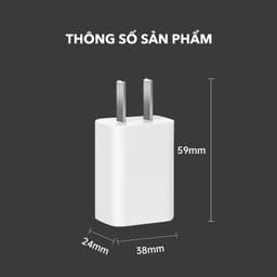 Củ sạc nhanh JYoohome USB 5W 5V/1A dành cho cho đèn học, đèn ngủ, đén dán tường 4