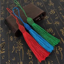 Tua Rua XOẮN ỐC Nhiều Màu - Dây Treo Quạt Cổ Trang, Đàn, Sáo, Lồng Đèn, DIY Trang Trí 5