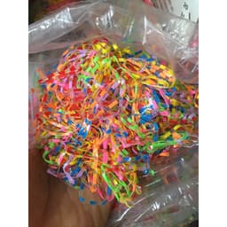 Sỉ 1kg chun buộc tóc bản to , bản nhỏ siêu dai đủ màu 8