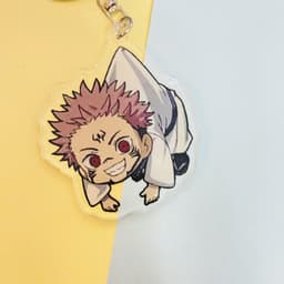 (mua 1 tặng 1) ( Mica trong acrylic ) Móc khóa nhân vật Sukuna CHÚ THUẬT HỒI CHIẾN JUJUTSU KAISEN chibi anime 4