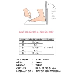 Dép tập đi cho bé gái có tiếng kêu giày tập đi [LX8] 8