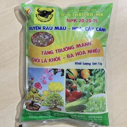 Gói 1kg phân bón đầu trâu NPK 20-20-15 cho cây tăng trưởng mạnh, chồi lá khỏe, ra hoa nhiều 4