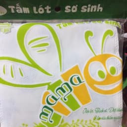 Tấm Lót Phân Xu Sơ Sinh Cao Cấp Mama 30 tờ/túi 4
