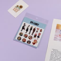 Ảnh dán sticker in hình SPY X FAMILY GIA ĐÌNH ĐIỆP VIÊN anime chibi trang trí xinh xắn 4