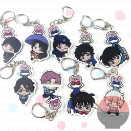 (mua 1 tặng 1) ( Mica trong acrylic) Móc khóa DETECTIVE CONAN THÁM TỬ LỪNG DANH ver GẮP TREO anime chibi 1
