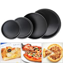 UFANSM Nướng Bánh Pizza Bằng Thép Carbon Màu Đen Chống Dính Tiện Dụng Cho Nhà Bếp 9