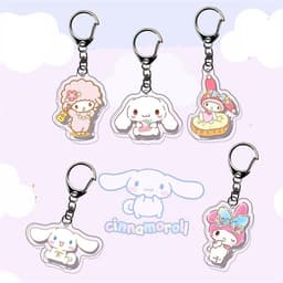 Móc Khóa Bằng Acrylic Hình Kuromi Đáng Yêu 4