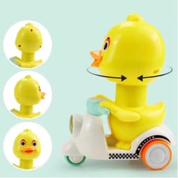 Đồ Chơi Vịt Con Đi Xe Máy Đáng Yêu, Ấn Là Chạy – Đồ Chơi Con Vịt Lái Xe Vespa Ngộ Nghĩnh 3