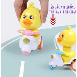 Đồ Chơi Vịt Con Đi Xe Máy Đáng Yêu, Ấn Là Chạy – Đồ Chơi Con Vịt Lái Xe Vespa Ngộ Nghĩnh 4